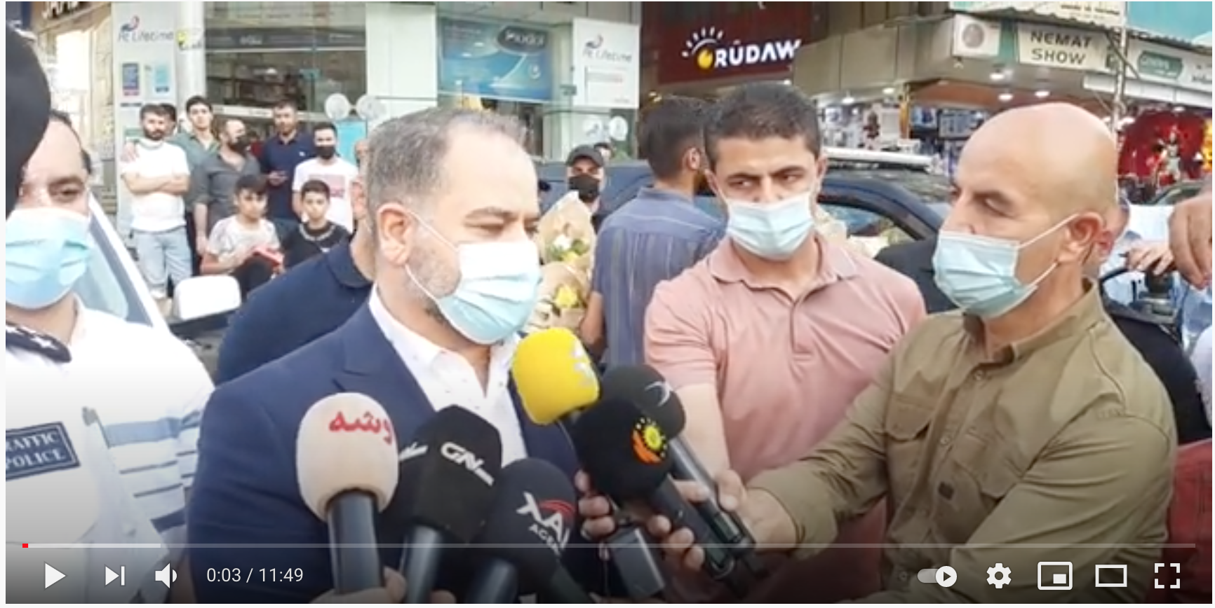 ساخلەمیا دهۆکێ سۆپاسیا هەڤکاریا پۆلیسان دکەت بو بجهئینانا رێکارێن خۆپاراستنێ ژ کۆرۆنایێ ل جهێن گشتی