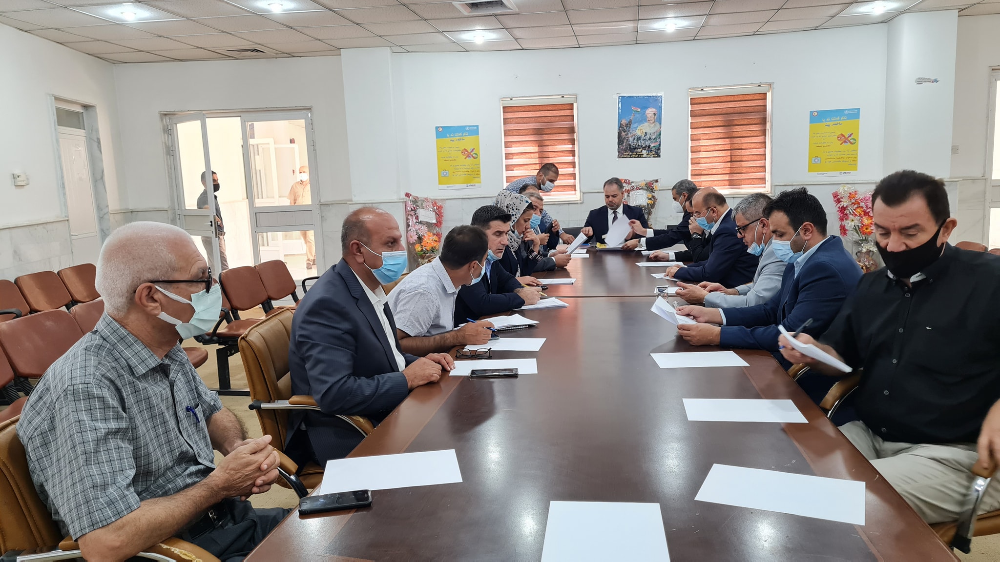 رێڤەبەرێ گشتیێ ساخلەمیا دهۆکێ دگەل ساخلەمیا زاخۆ کۆمبوو