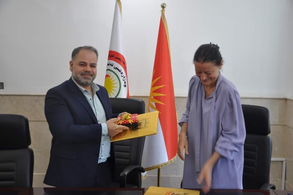 ترومبێلەک پێشکێشی ساخلەمیا دهۆکێ هاتەکرن