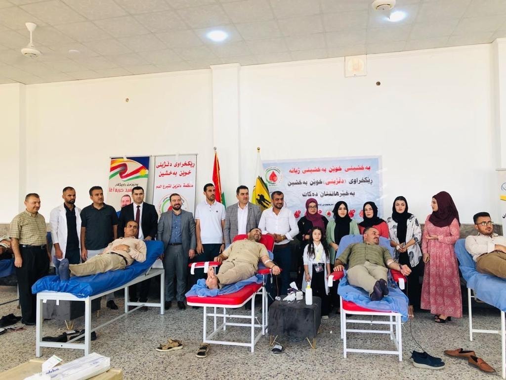 دورێن 150 بوتلێن خوینێ د هەوەکێ دا هاتنە کۆمکرن