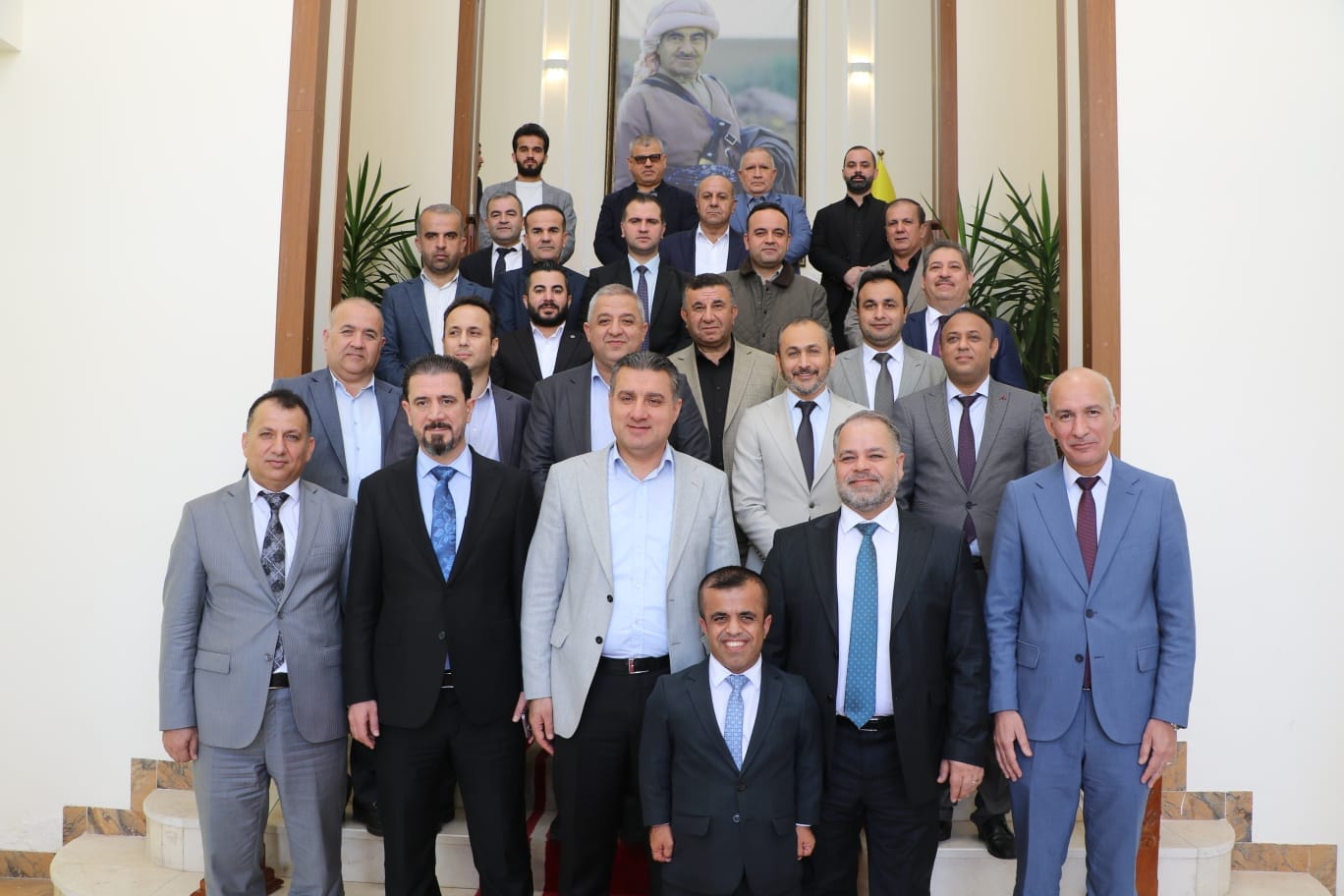 رێڤەبەرێ گشتى یێ ساخلەمیا پارێزگەها دهۆکێ و شاندێ دگەلدا سەرەدانا لقێ نەهـ یێ پارتی كر